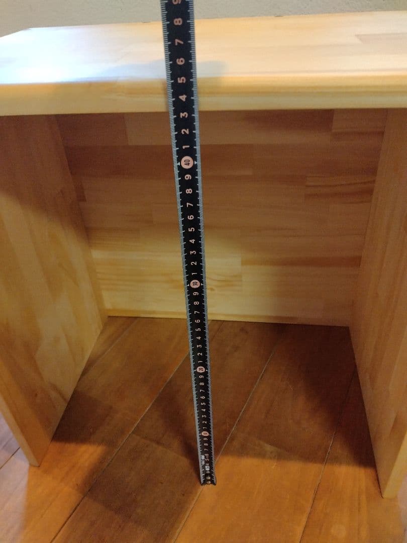 木製　ハンドメイド　オーダー　コの字　キヌカ　踏み台　ベンチ　水槽台　玄関台