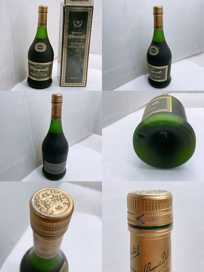 【5本】未開栓 古酒 NAPOLEON ナポレオン コニャック　グリーンボトル