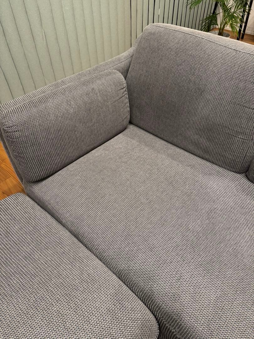 なっとうノッティ　3P ソファ オットマン カウチソファ