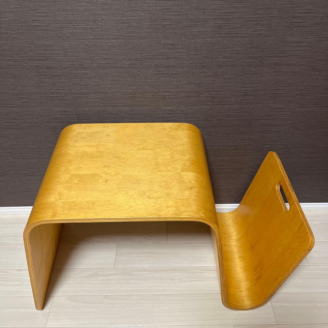 高級家具　Offi オフィ MagTable マグテーブル 木製 サイドテーブル