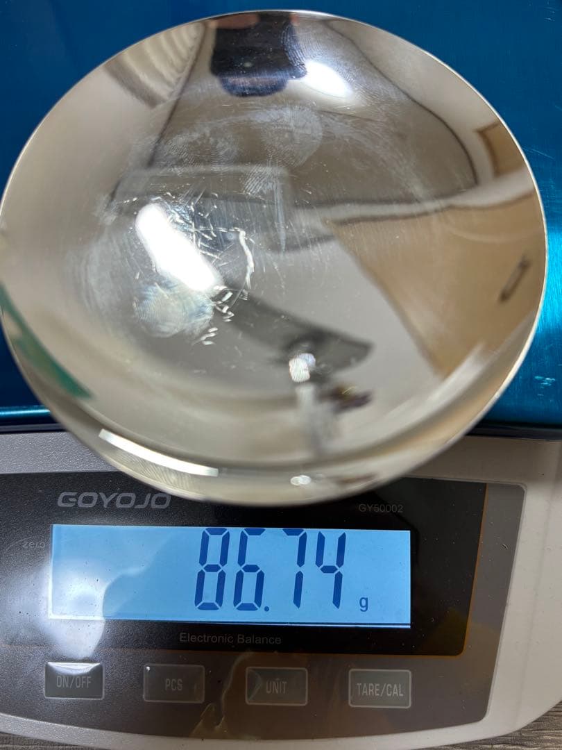 純銀盃86.7g！純銀刻印有り！