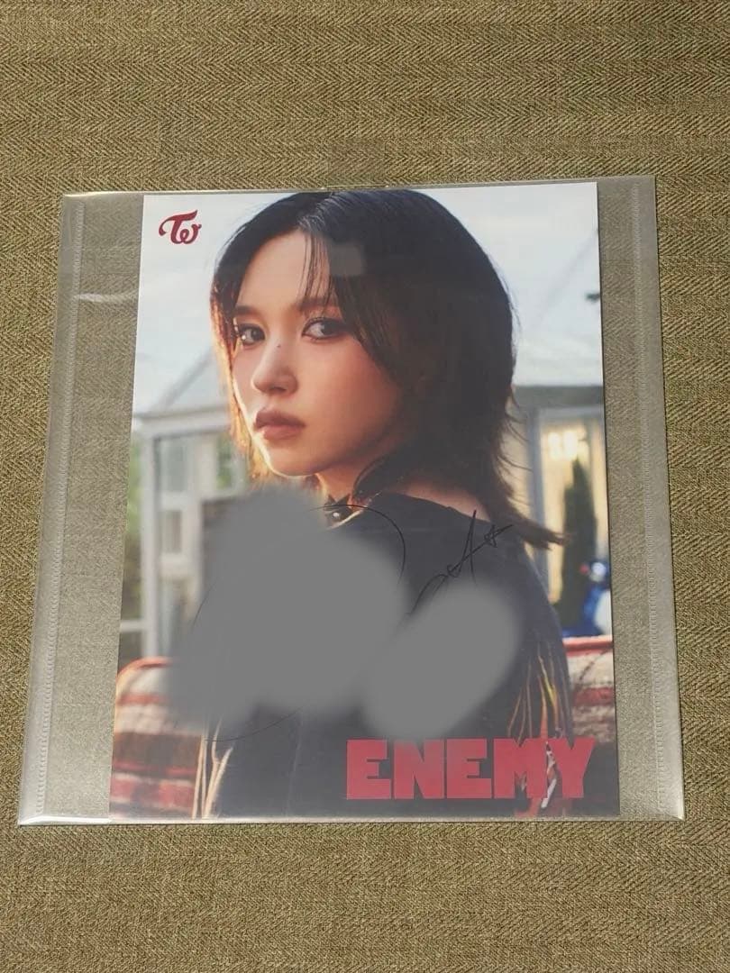 TWICE サイン入り写真 ENEMY