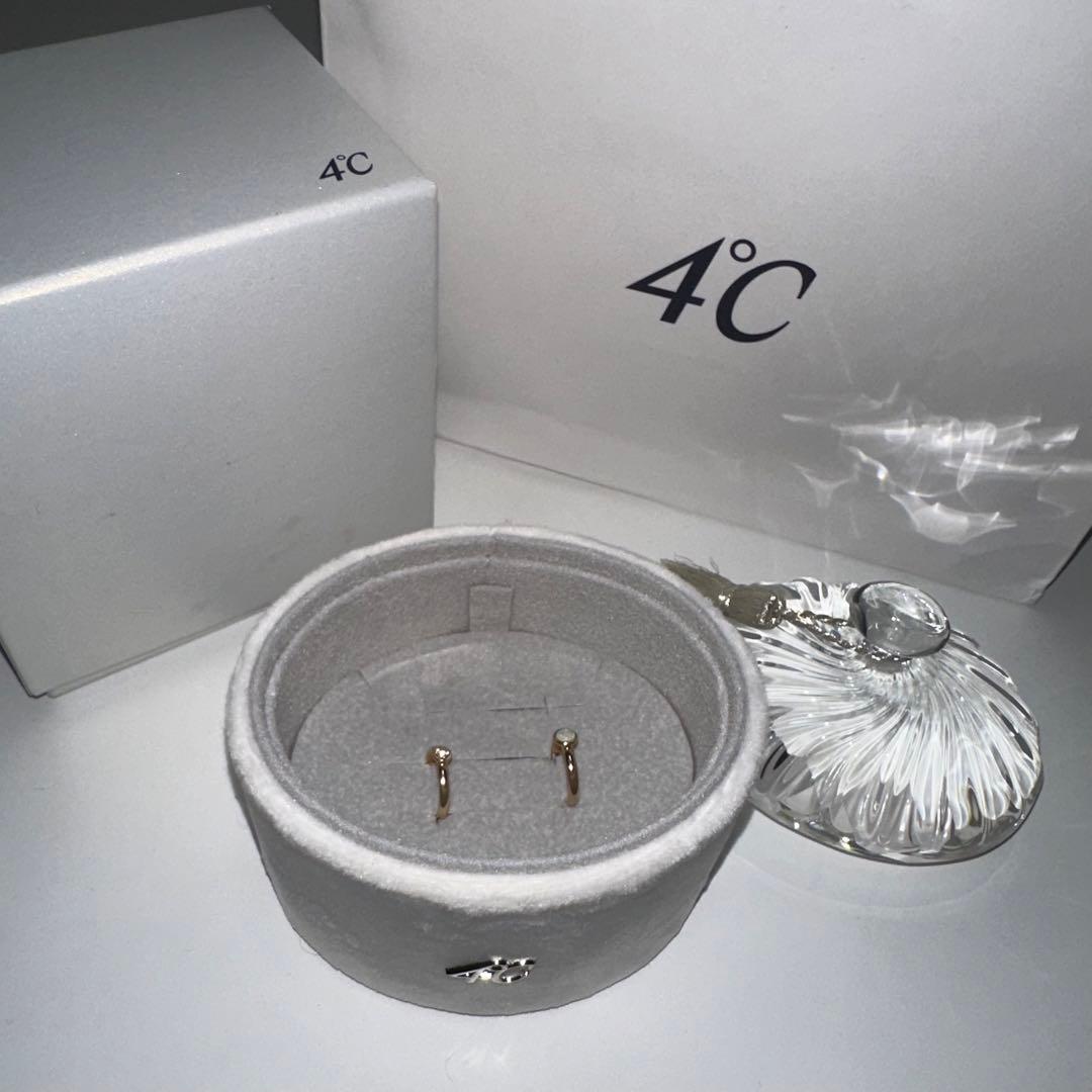 CT K10 ４℃アクアゴールド ピアス