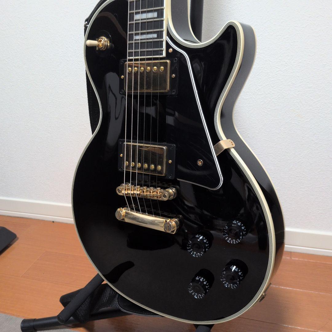 Epiphone Les Paul Custom Ebony（ギグバッグ付き）