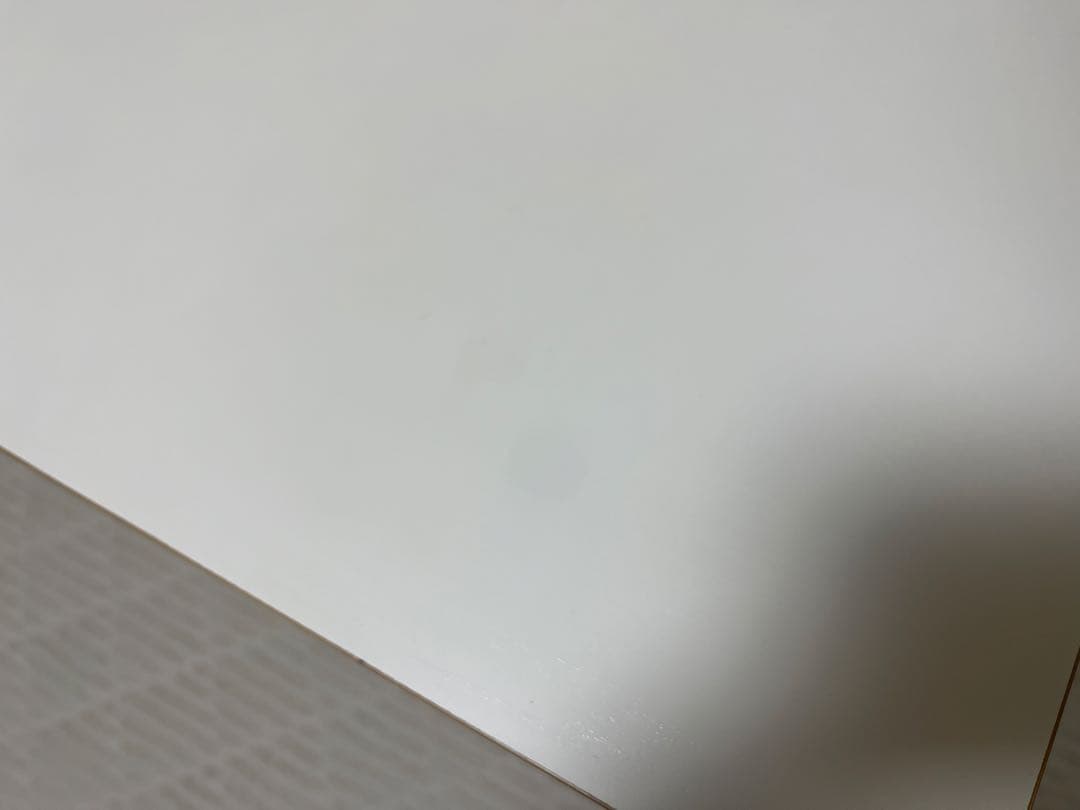 【引取り限定】JSFワークプラス　コンパスレッグデスク　ホワイト