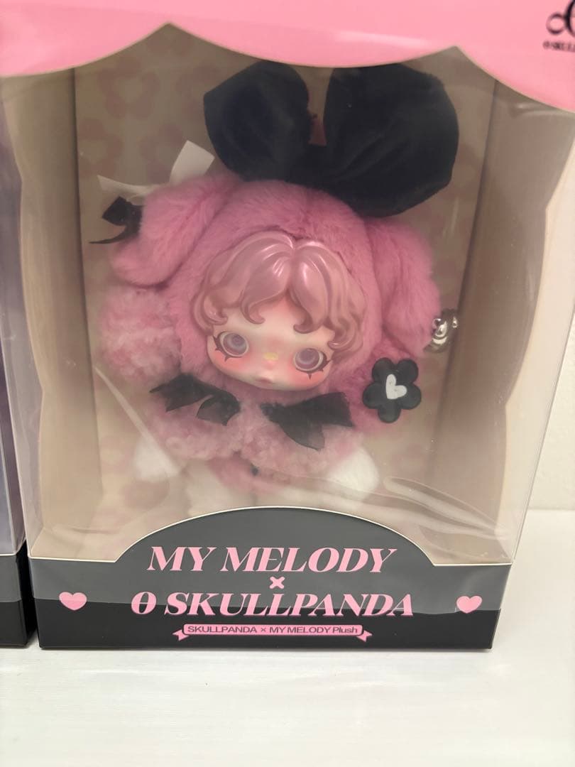 スカルパンダ マイメロ、クロミ ぬいぐるみペンダント POPMART