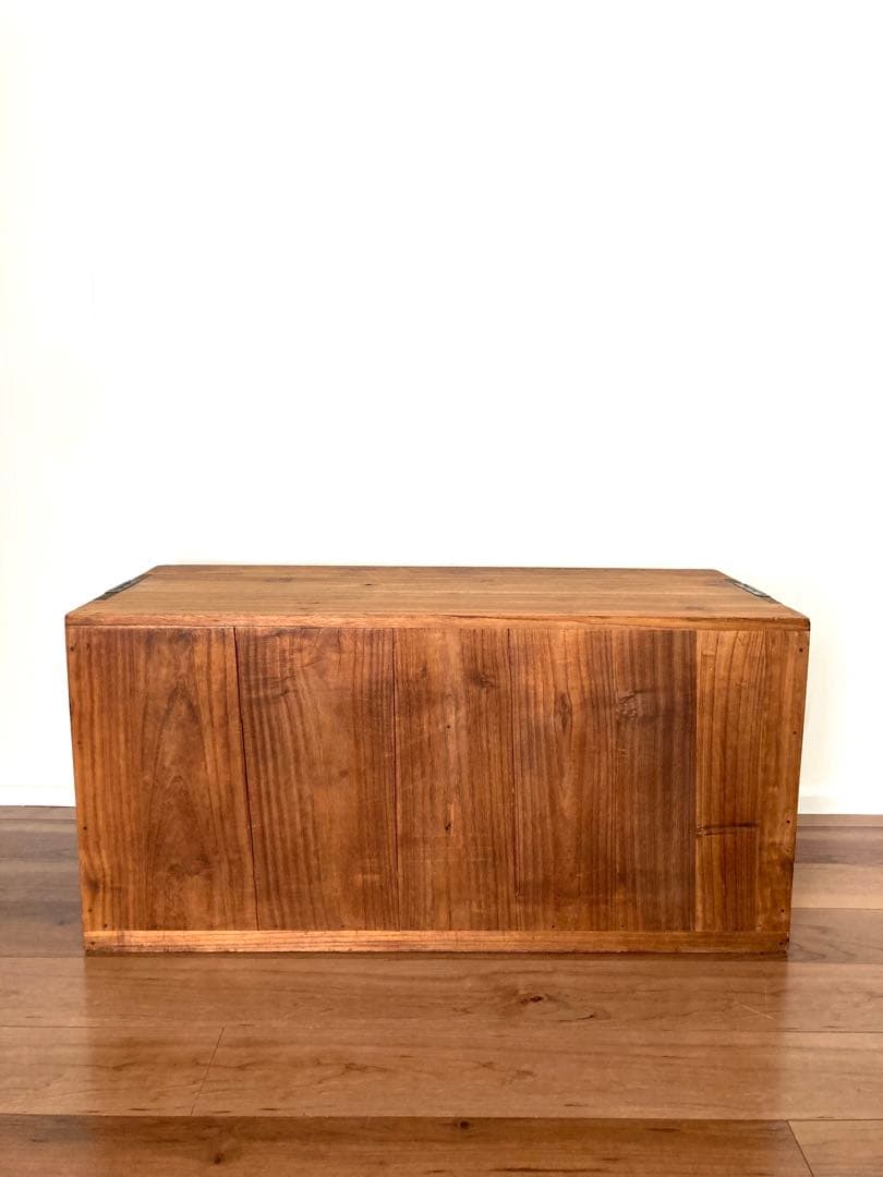 【メンテ済】アンティークの収納棚　ローボード　総桐　小物収納にも便利