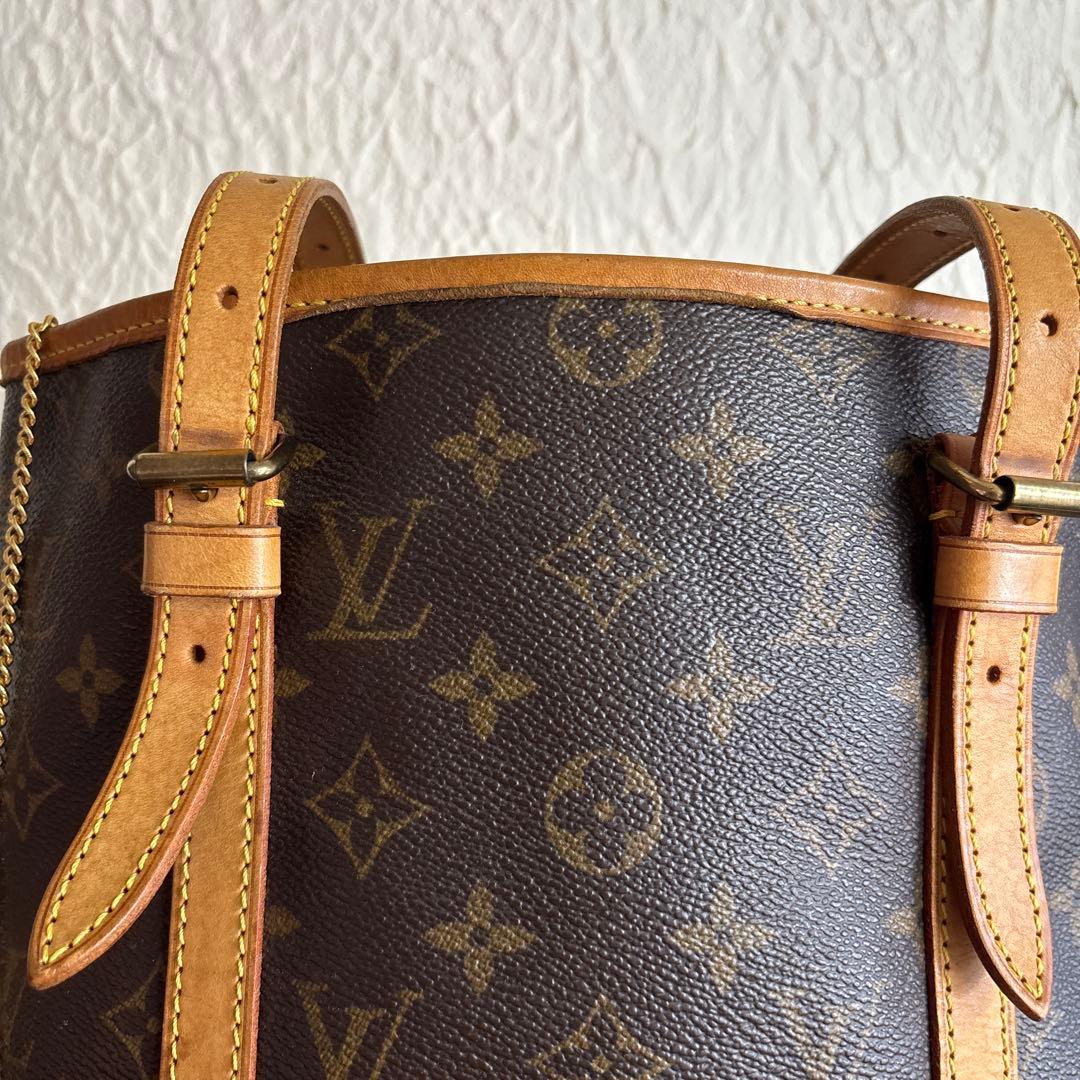 【ベタなし】LOUIS VUITTON バケット GM モノグラム