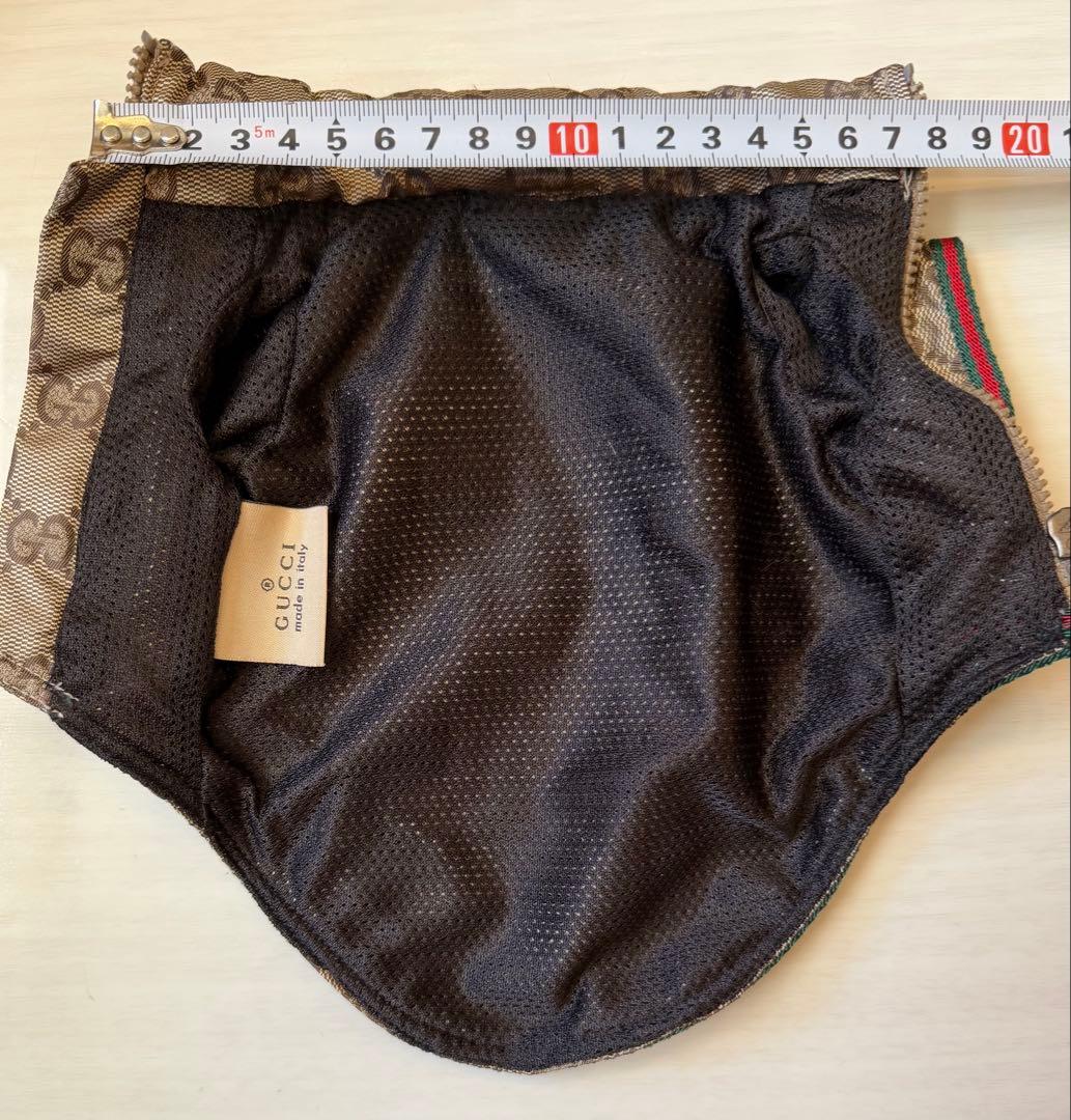 GUCCI GGパターン ベージュ キャップ&コートセット【小型犬】