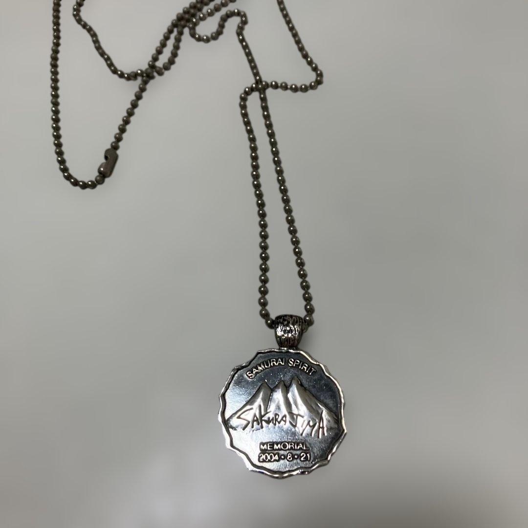 長渕剛桜島ペンダント　ネックレス シルバー