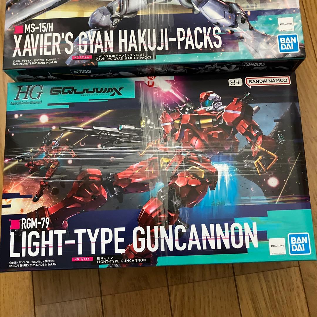 HG 軽キャノン HG エグザベ専用　ギャン　（ハクジ装備） 模型 ガンプラ