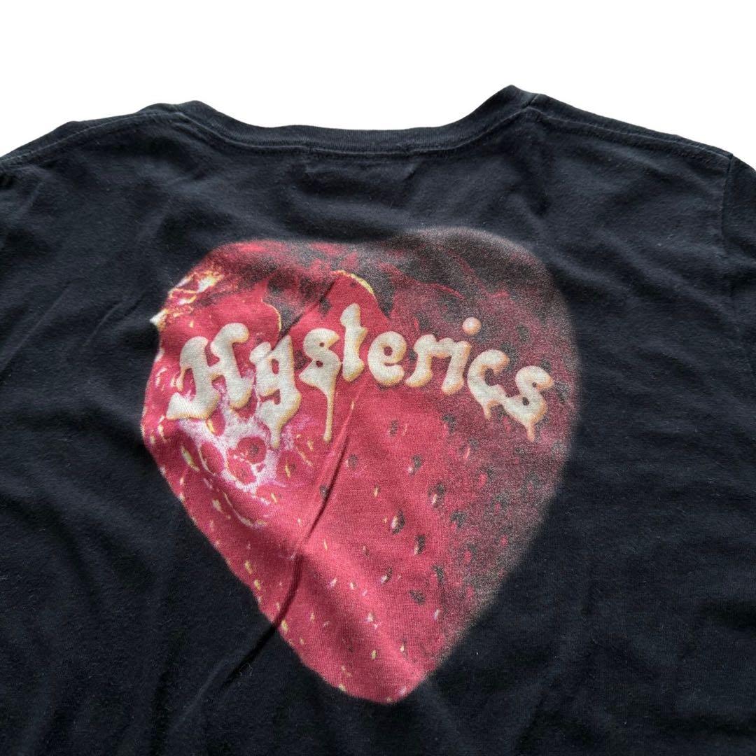 ヒステリックグラマー 半袖 Tシャツ ドクロ ベリー スカルベリー ブラック M