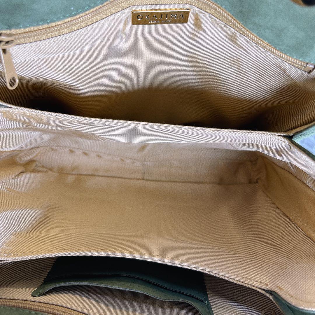 岡重 OKAJIMA オカジマ 京都 ハンドバッグ 和装 刺繍 日本製 絹 象