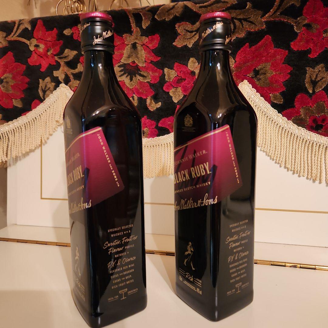 [新](貴重商品) ジョニーウォーカー ブラックルビー 2本
