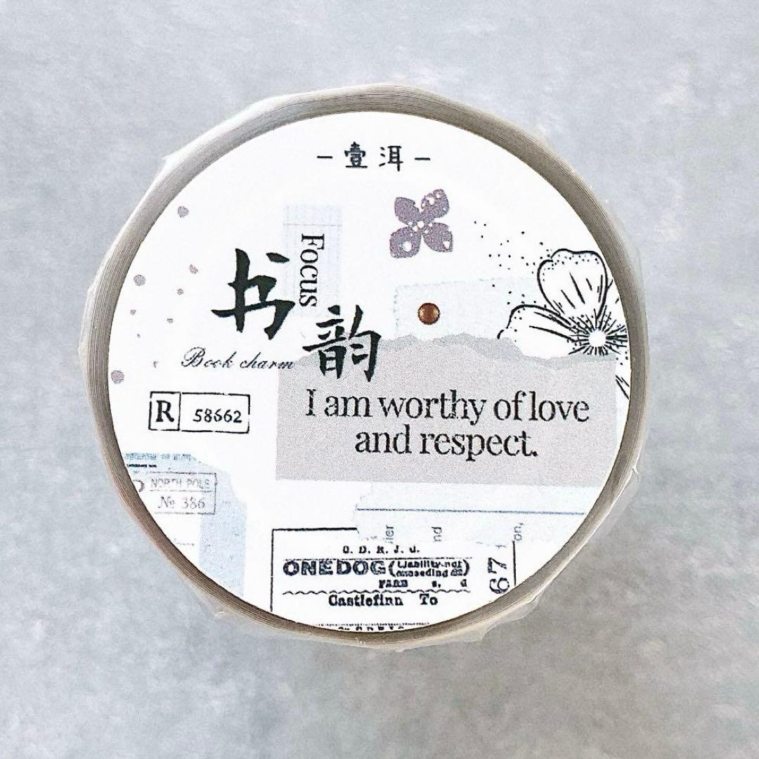 ⭐️SALE⭐️ 壹洱原创《书韵》海外マスキングテープ　マステ 【1924】