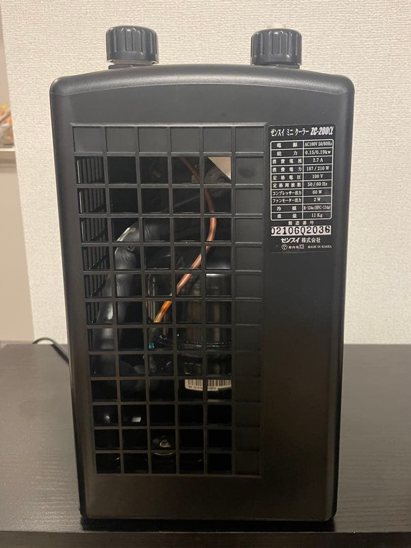 ゼンスイ　ZENSUI クーラー　ZC200α 水槽　海水　淡水