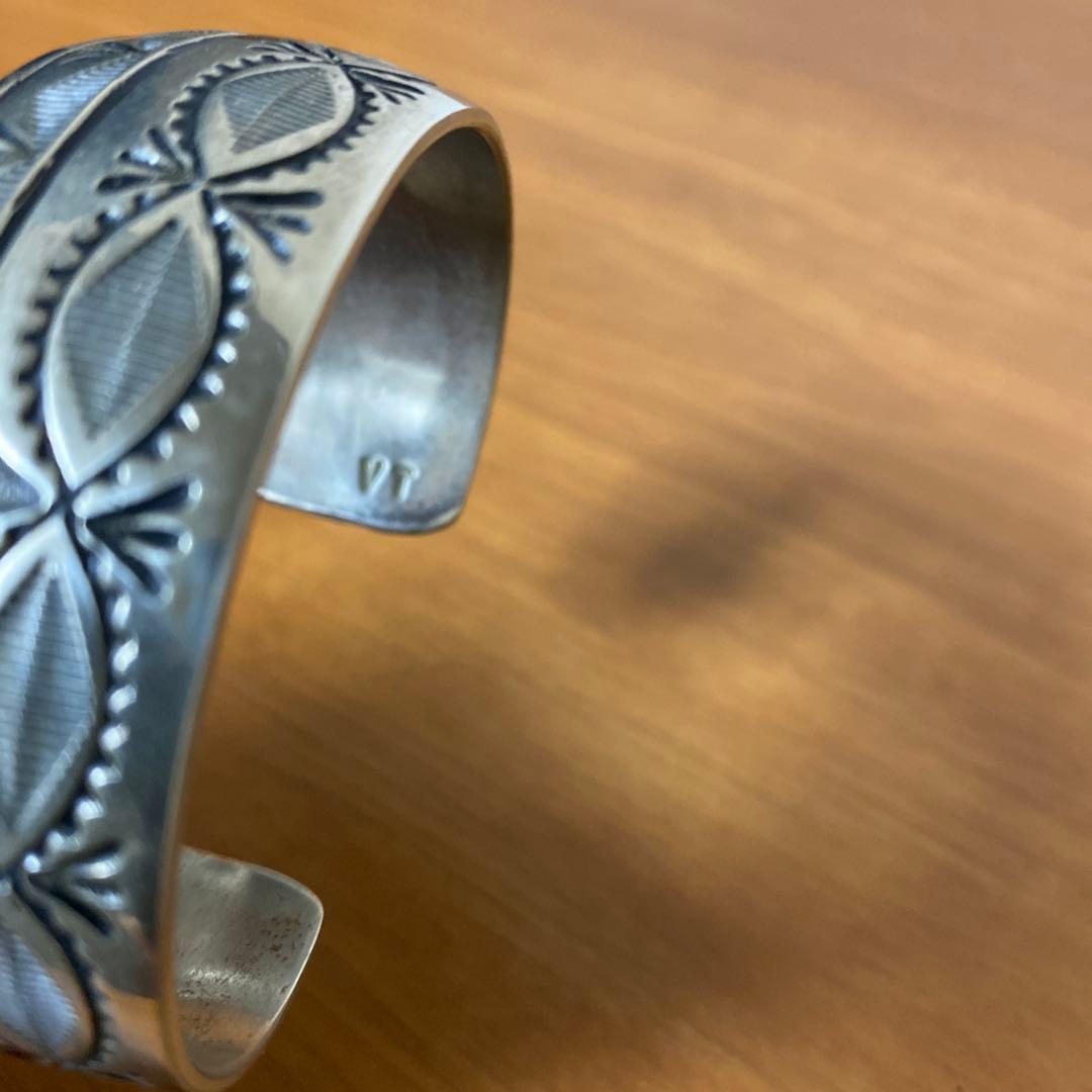 ☆ 【Vintage】 ナバホ・ネィティブ★シルバー バングル　刻印あり