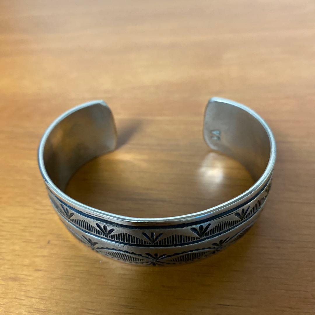 ☆ 【Vintage】 ナバホ・ネィティブ★シルバー バングル　刻印あり