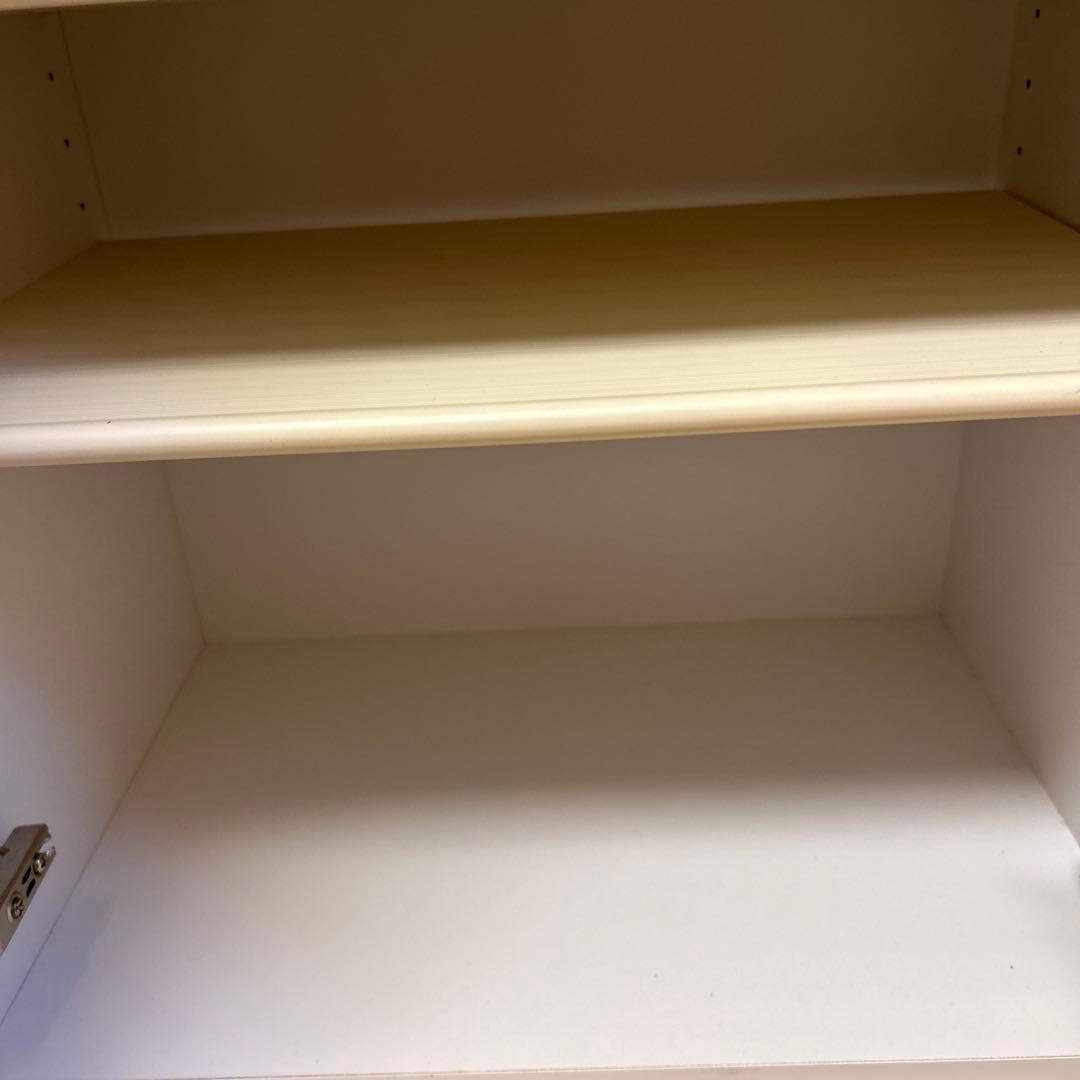 国産　完成品　シューズボックス　下駄箱　ホワイト