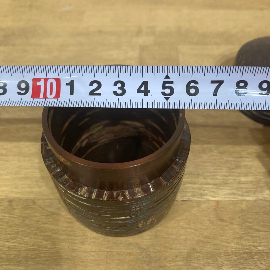 樺細工　棗　茶道具