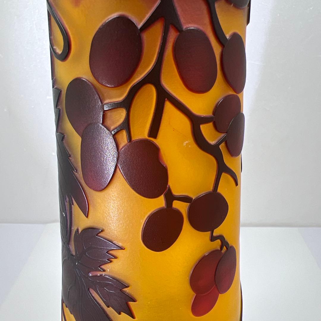 エミールガレ風花瓶　タカオ　36㎝　東里7-0816①