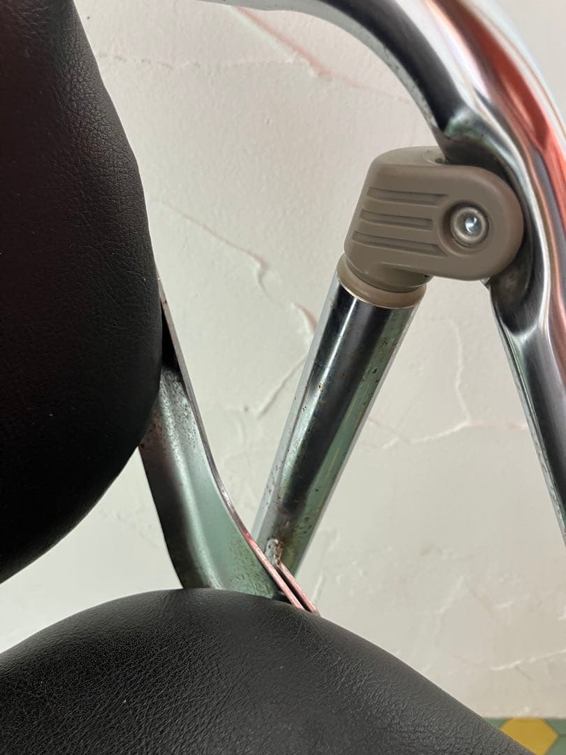 はま　2脚セット　イス　パイプ椅子　アイアン　ミーティング　チェア　③