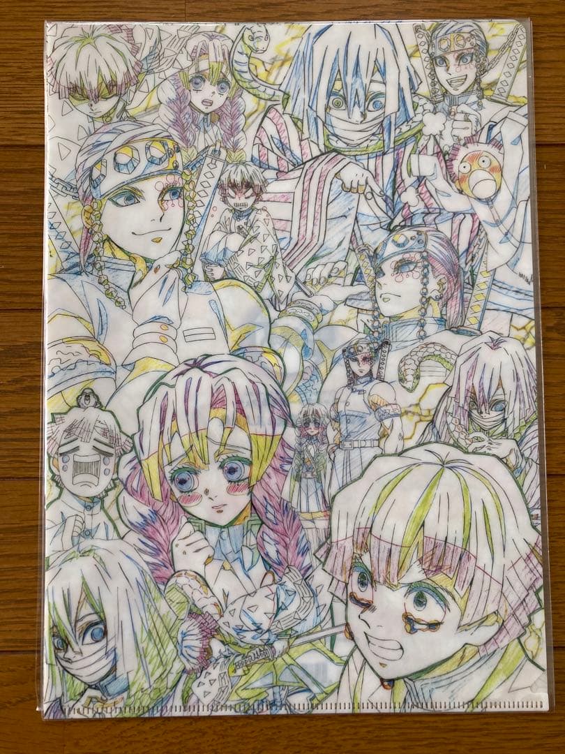 鬼滅の刃　絵巻カフェ　クリアファイル　第一期〜六期　6枚