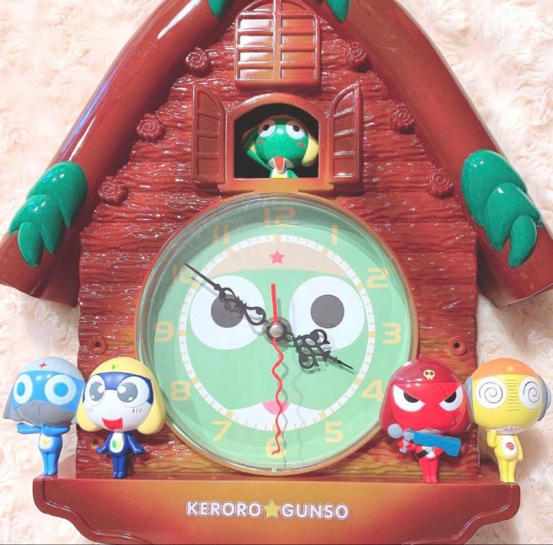 ケロロ軍曹　ケロロ特製かべかけ時計　全員サービス