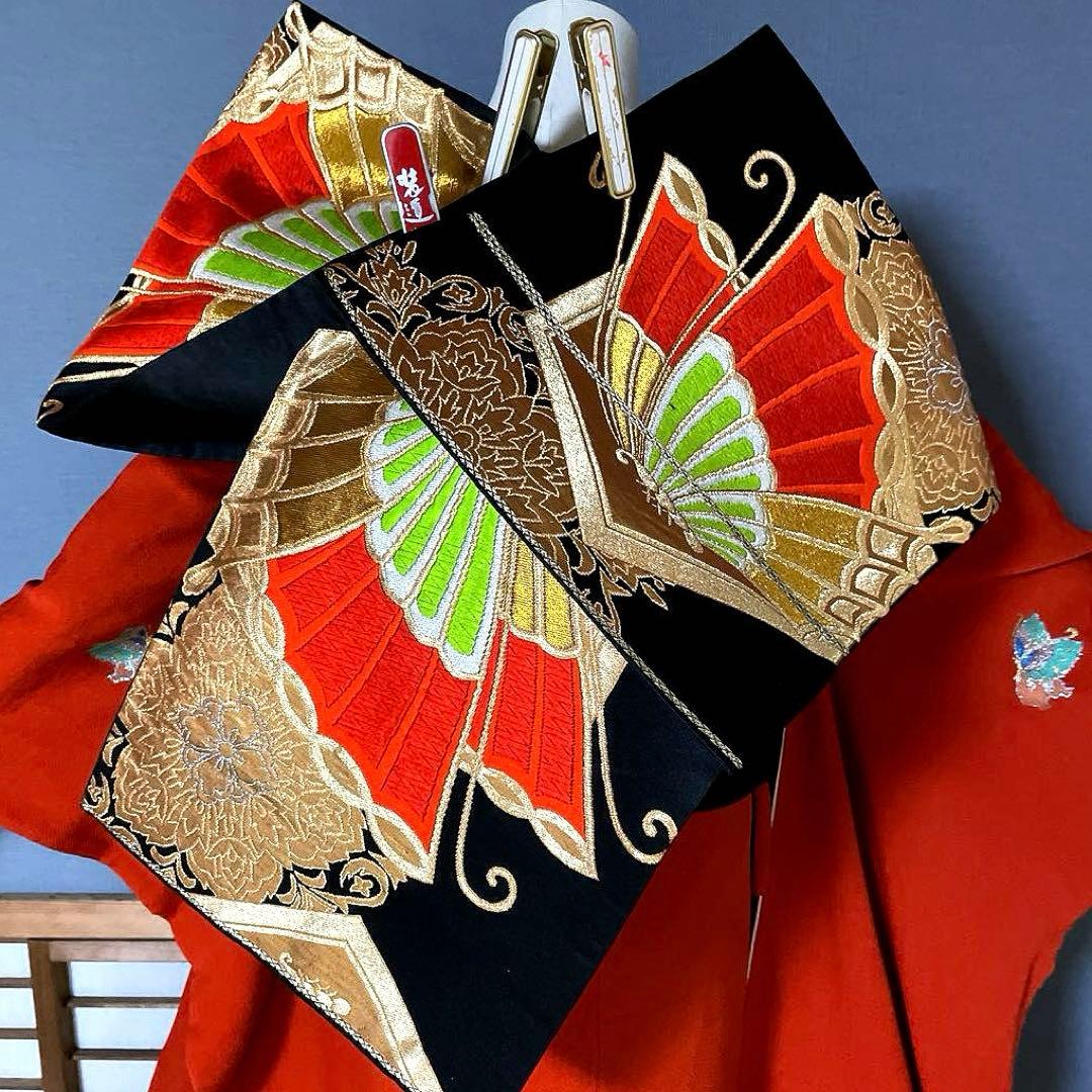 25点　振袖フルセット　ちりめん　新品ショール着付け道具付き　成人式振袖　振袖