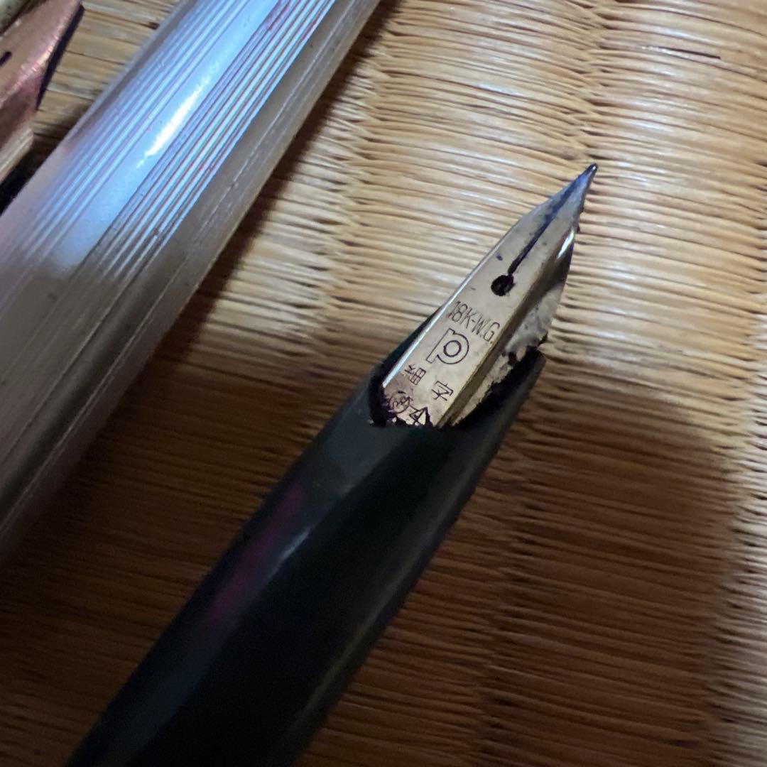 k18 万年筆　文房具　6本セット　k18wg