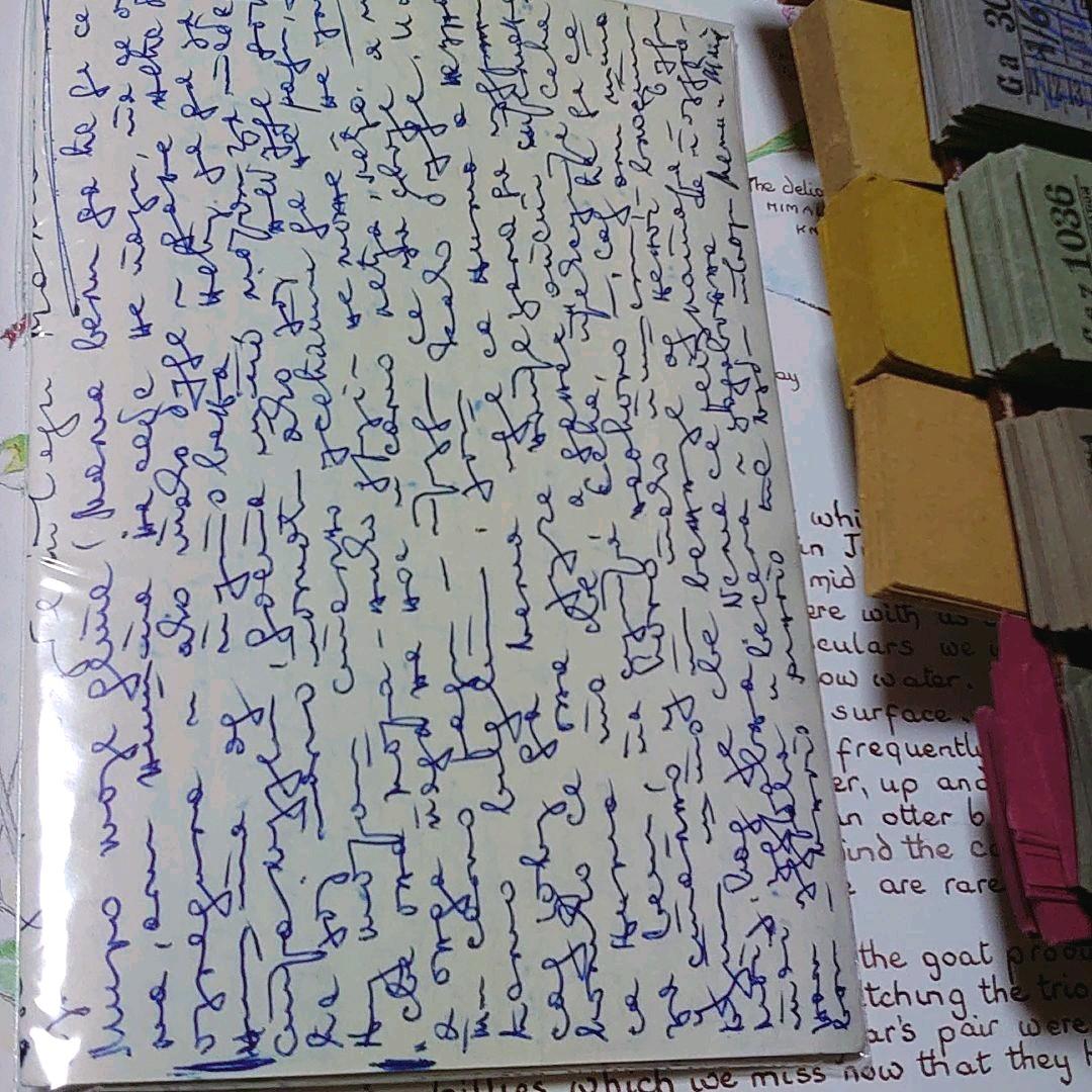 海外ヴィテージの手紙