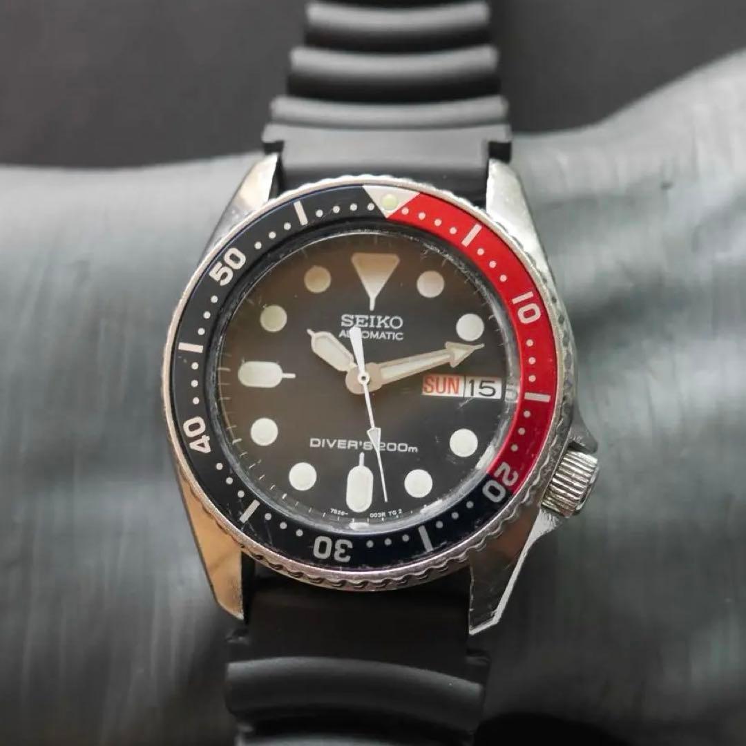 【OH済】セイコーダイバー 200m 希少ボーイズサイズ ペプシ