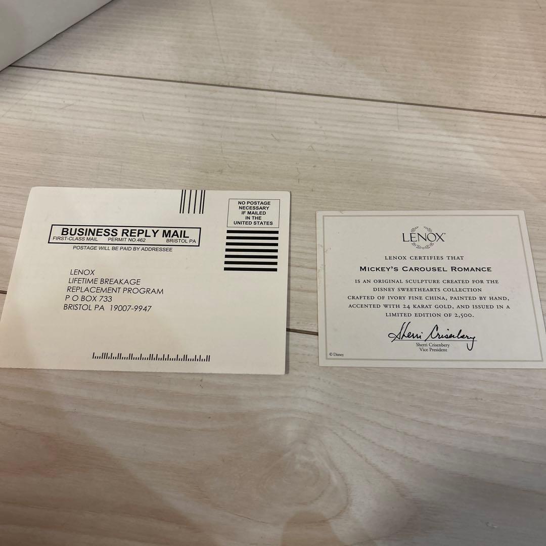 LENOX　Mickey's Carousel Romance