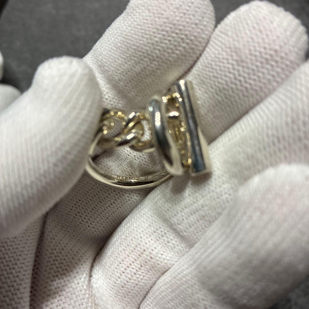 HERMES エルメス　クロワゼット　シルバーリング