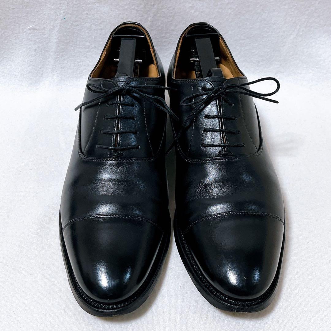 スコッチグレイン ストレートチップ 黒 レザー グッドイヤー 匠シリーズ0530