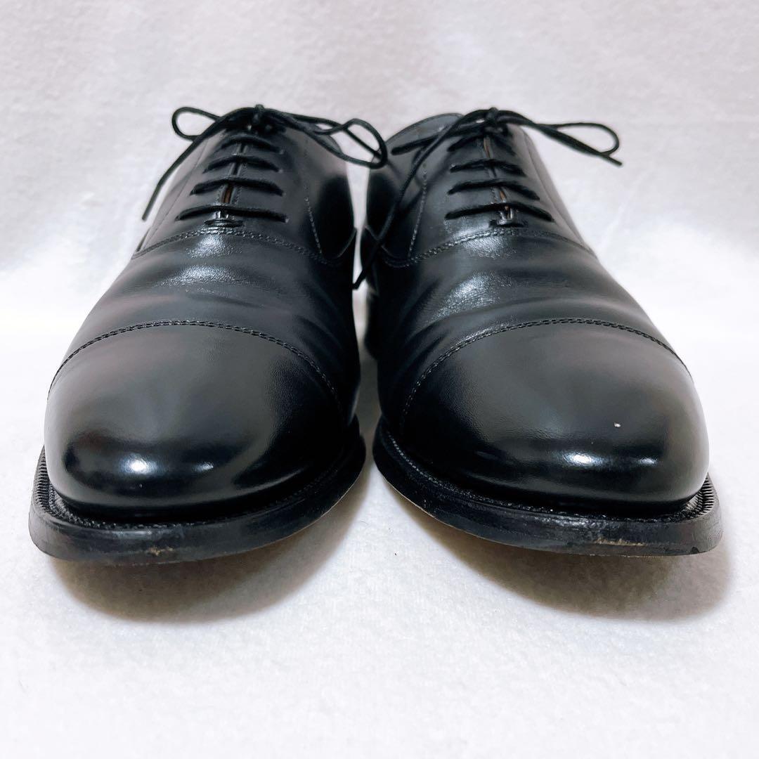 スコッチグレイン ストレートチップ 黒 レザー グッドイヤー 匠シリーズ0530