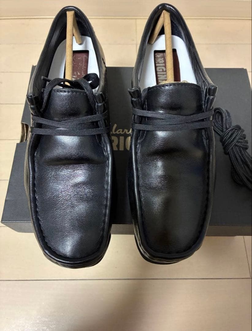 クラークス ワラビー レザー ゴアテックス UK7 極美品