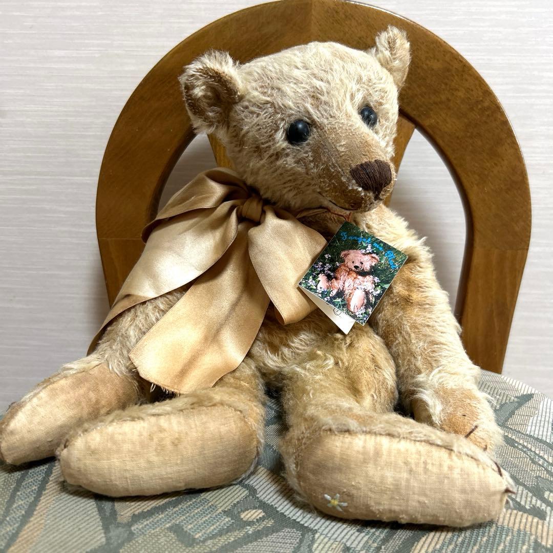 フォーゲットミーノットベア　リズさん アーティストベア海外作家　アンティークベア