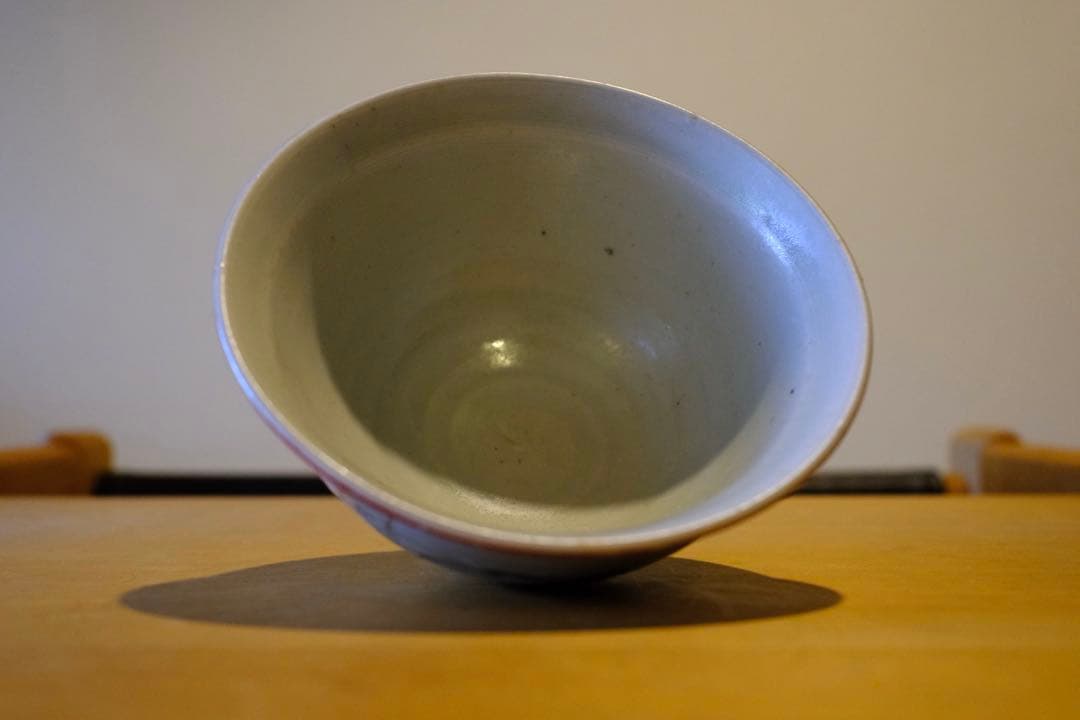 北井真衣 茶碗 九谷焼 絵付 染付 / 陶器 陶芸 作家 現代作家 美術 一点物