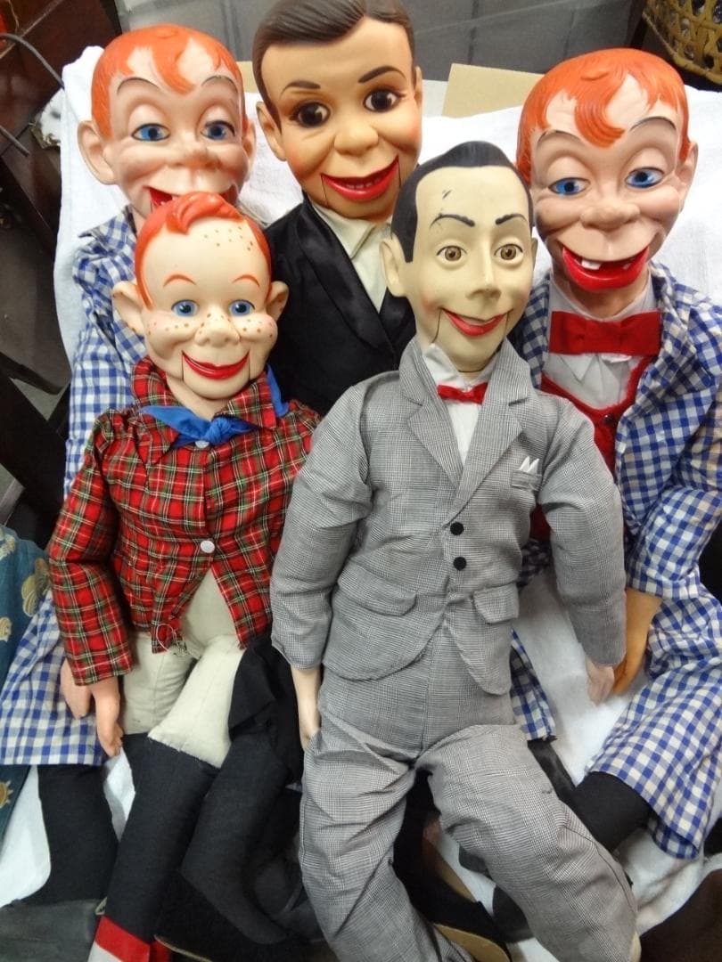 腹話術人形腹 Mr.Charlie ほか５体セット●usa版●中古現状渡し