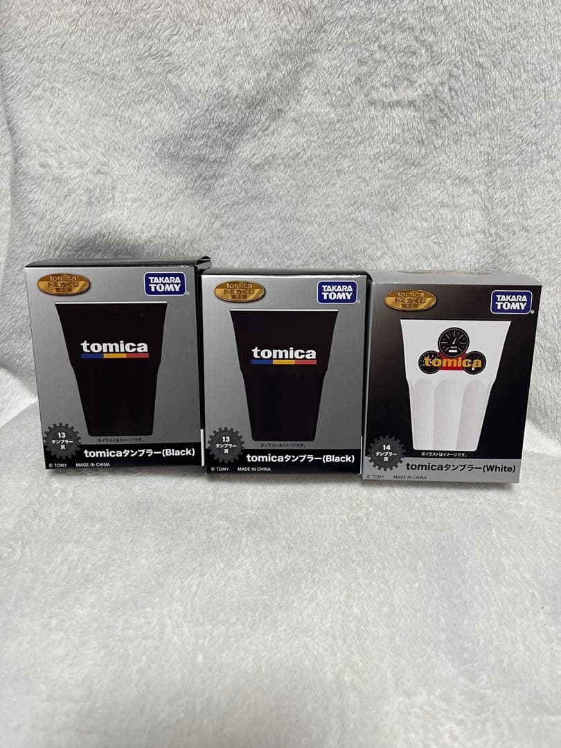 トミカ一番くじ第2弾ラストワン賞　タンブラー　メモ帳　コースターセット