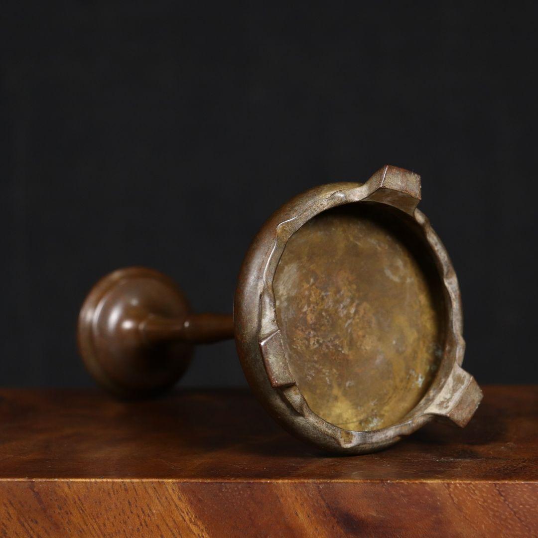 銅製 鶴守宮灯香炉檀香炉 禅意 茶室薫香炉 香道具 装飾品 工芸品 置物