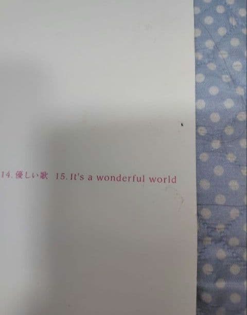 ミスチル　It's a wonderful world　ポスター　特大