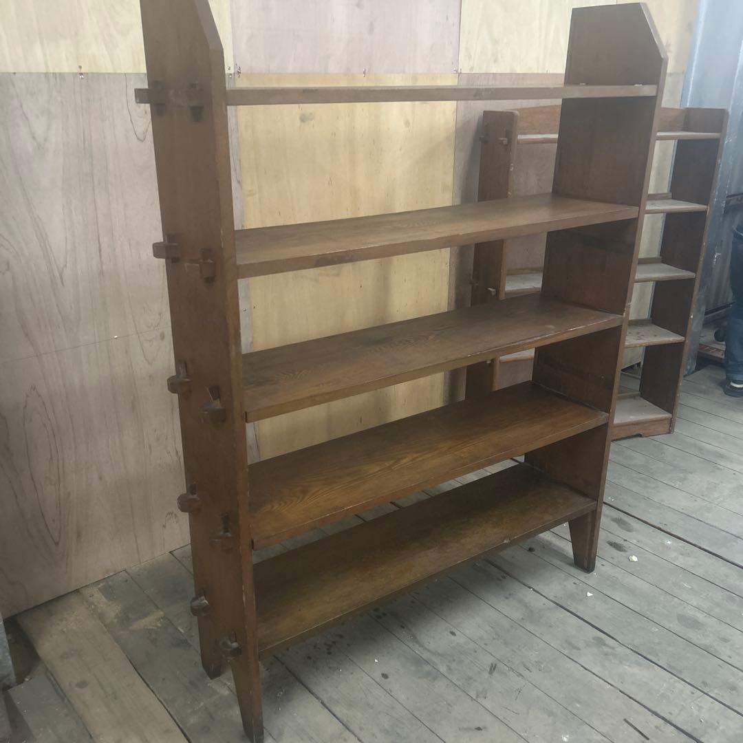 木製本棚 4段 ダークブラウン