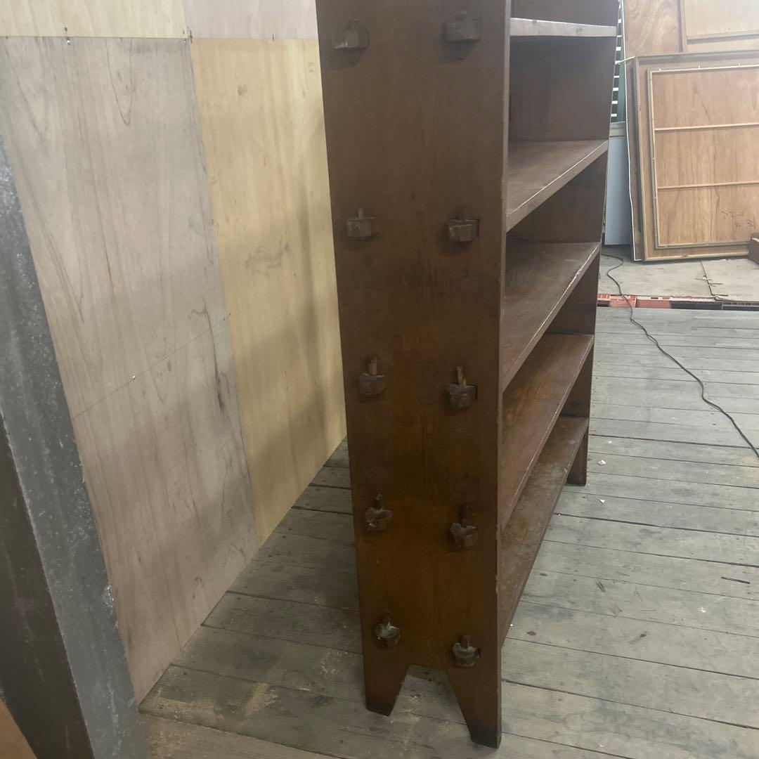 木製本棚 4段 ダークブラウン