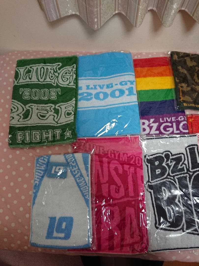B'z LIVE-GYM ツアーグッズ 歴代タオル12種