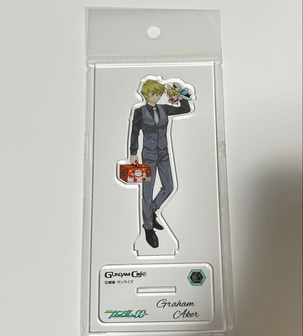ガンダム カフェ　クリスマス　グラハム・エーカー　アクスタ