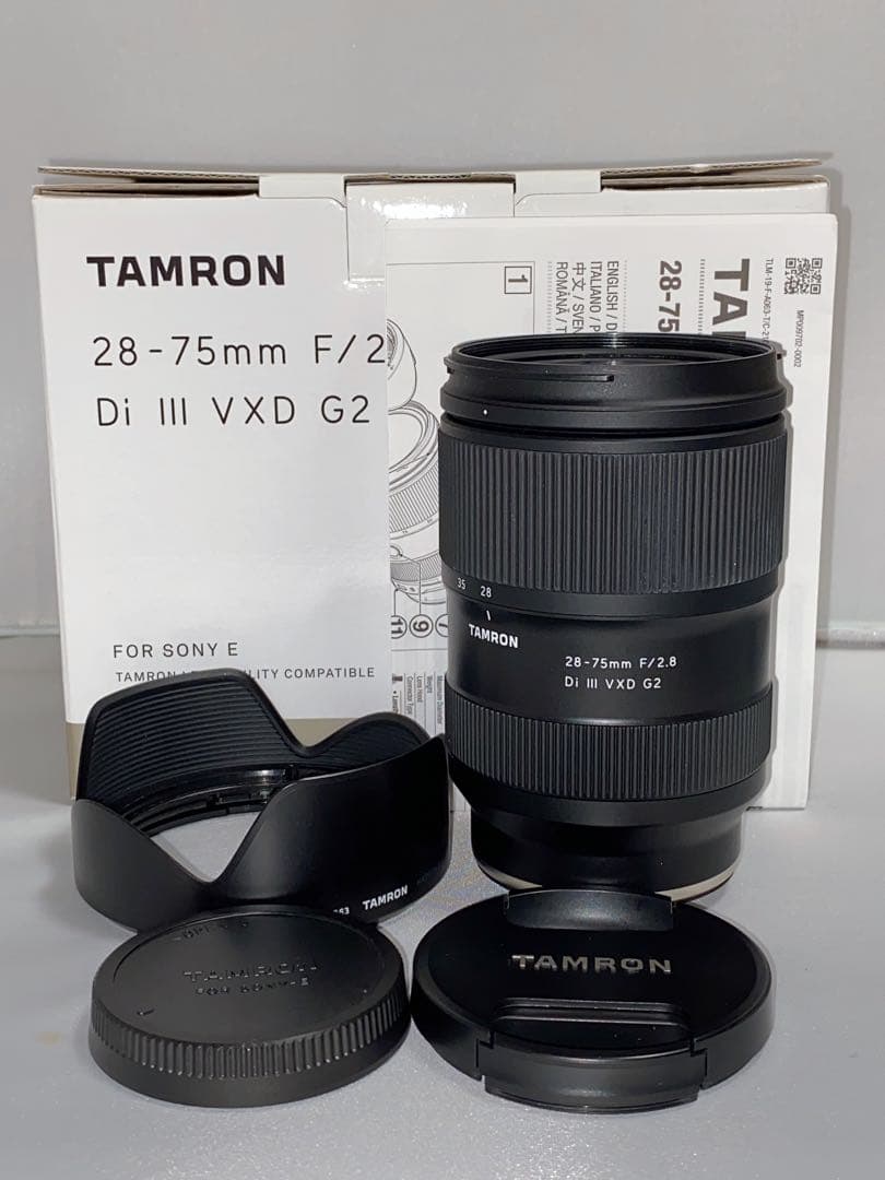 【美品】TAMRON 28-75mm F2.8 Di Ⅲ VXD G2 SONY