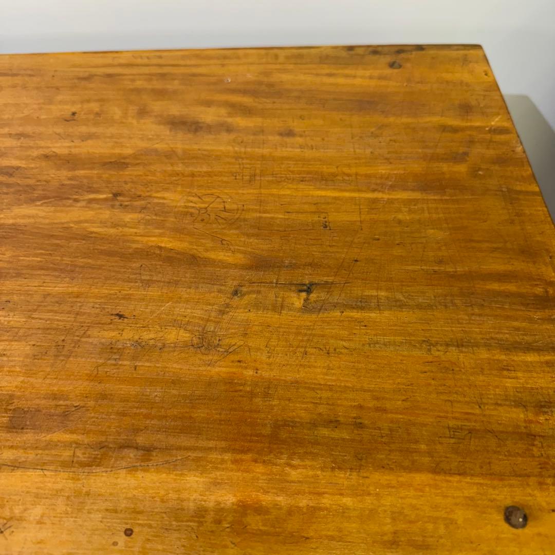 アンティーク　文机　時代物　高さ40cm 幅67cm