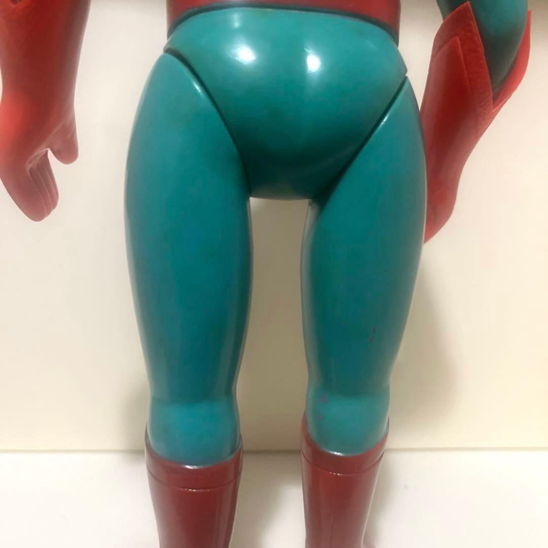 ブルマァク製 鉄人タイガーセブン ファイトグローブ付 ソフビ フィギュア 当時物